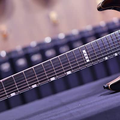 ESP E-II M-II 7 NT dark brown natural burst image 6