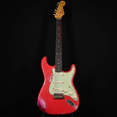 Fender Custom Shop 1962 Stratocaster w/ Josefina Handwound Pickups, Heavy Relic- Fiesta Red/ Pink Paisley 2026 (R143987) image 2