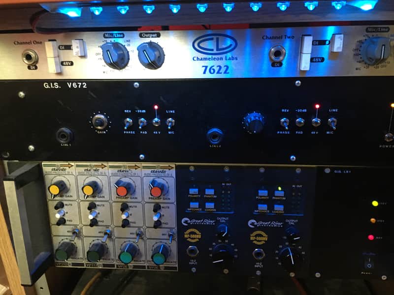 Telefunken V672/2  Dual Mic Pre  Racked and ready image 1
