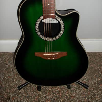 OVATION CC 028 ACOUSTIC/ELECTRIC GUITAR RARE EMERALD GREEN image 4