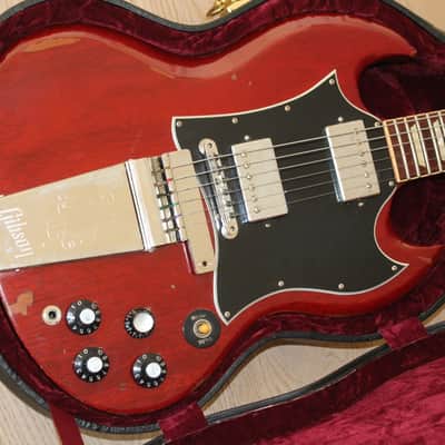 Gibson Custom Shop "Inspired By" Robby Krieger THE DOORS SG Standard Aged & Signed, 2009 Tom Murphy Aged - Dark Heritage Cherry image 1