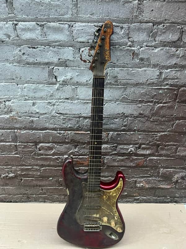 ESP Traditional MIJ Strat Style SN: 20795 - Candy Apple Red image 1