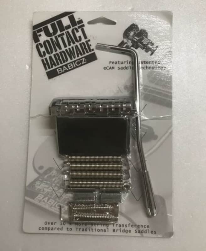 Babicz Full Contact Hardware FCH2PTCH Full Contact 2-Point Strat Tremolo Chrome w/ Original box & paperwork image 1