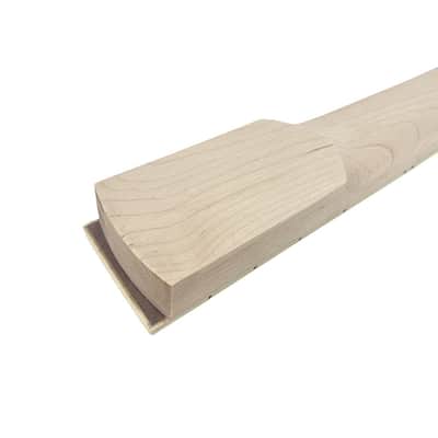 24.75" Electric Guitar Neck Maple Rosewood 22 Frets Medium Jumbo C Shape Unfinished image 6
