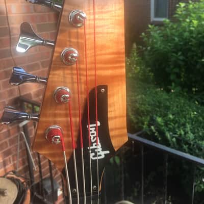 1976 Gibson Thunderbird Bass Natural Flametop 5-String Custom Bass - WHAT?? image 3