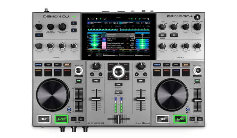 Denon DJ Prime GO+ Plus Battery Portable 2 Deck Standalone DJ System image 1