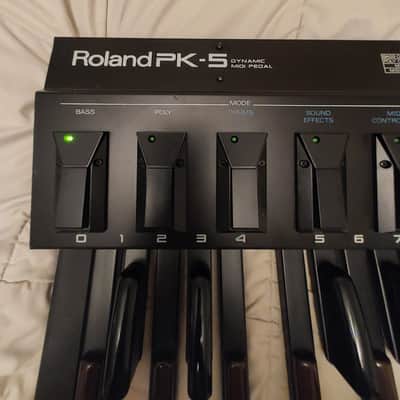 Roland PK-5 Dynamic MIDI Pedal Controller 1990 - 2005 - Black image 2