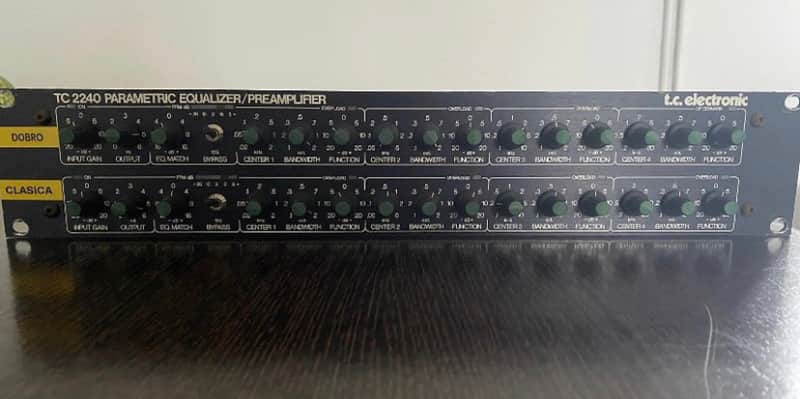 TC Electronic TC 2240 2-Channel Parametric Equalizer / Preamplifier image 1