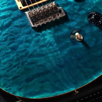 Paul Reed Smith (PRS) 2008 Custom 24 10Top Blue Matteo Wide Thin Neck [8 132057] (06/29) image 5