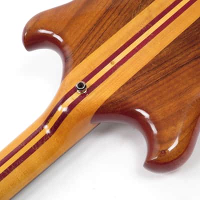 1977 Alembic Series I SSB Short Scale Bass - Figured Koa - Power Supply Included Stanley Clarke image 14