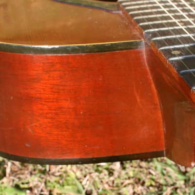 Yamaha FG 150 Red Label 000size Guitar Circa 1968 Natural+Chip Board case image 12