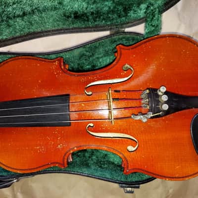 Suzuki Model 220 size 1/4 violin, Japan, 1986, with case (Bow needs replace hair) image 8