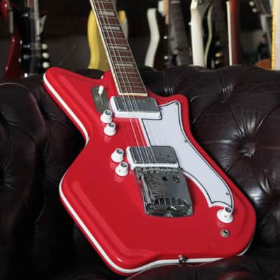 Supro JB hutto res-o-glass 1966 - Red image 3