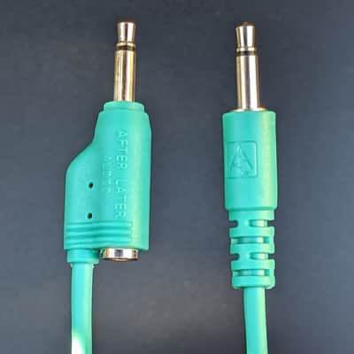 After Later Audio 30cm Single-end Stackable Patch Cable 5 Pack - Green image 2