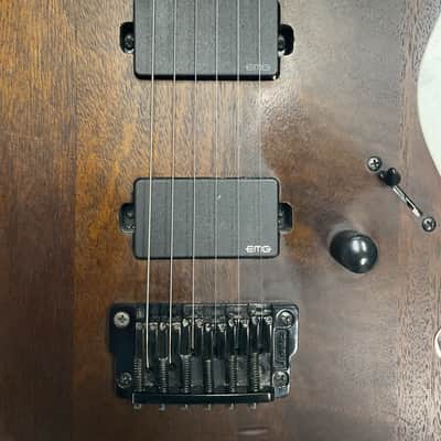 Ibanez RGIR20BFE-WNF Iron Label 2015 - 2016 - Walnut Flat image 4
