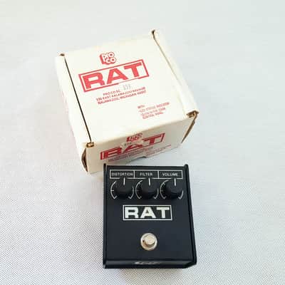 ProCo RAT Made in USA LM308N No Battery Cover Distortion Guitar