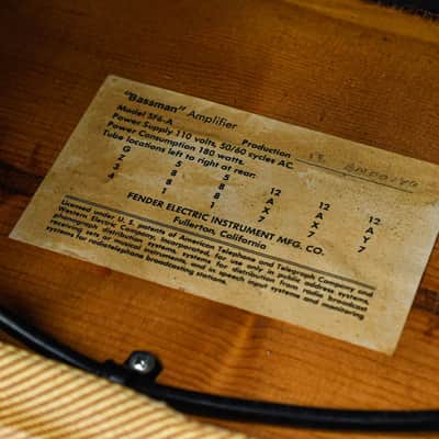 Fender Bassman 5F6-A 1960 image 10