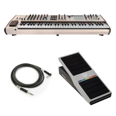 Arturia Polybrute 12 w/ Walrus Canvas Expression Pedal & 10' TRS