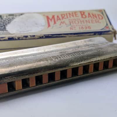 M. Hohner Marine Band A440 1896 Classic Harmonica - Key of G image 5