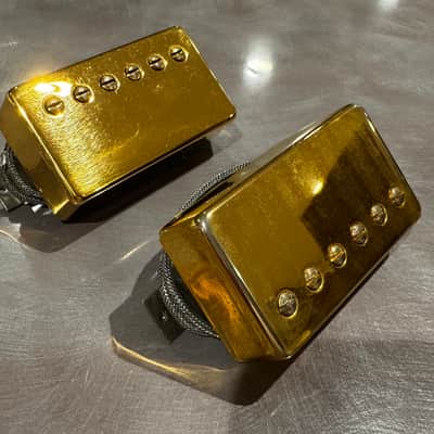 Gibson USA 490R & 498T PAT# Pickup Set (1990s - Gold) image 1