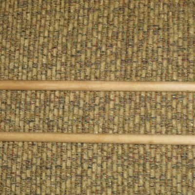ONE pair new old stock (with packaging) Musser M4225 Mallets, white 1" medium-hard poly-ball head with birch handles -- recommended use is for bells or xylophone (from around 2019) Made in USA image 6