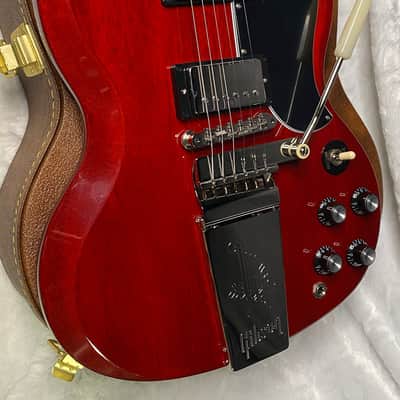 NEW! Gibson SG Standard '61 Maestro Vibrola Vintage Cherry - 7.45 lbs - Authorized Dealer! G07405 image 5
