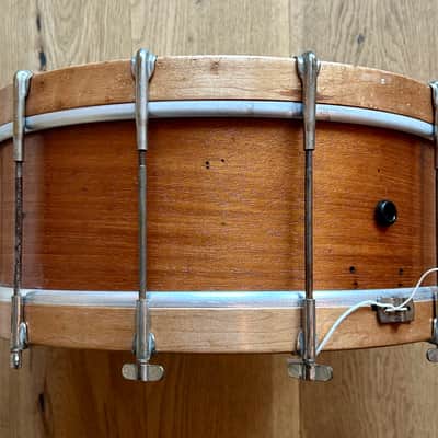 Leedy Single Tension 1-ply Solid Mahogany 1910's - Clear Nitro Lacquer image 11