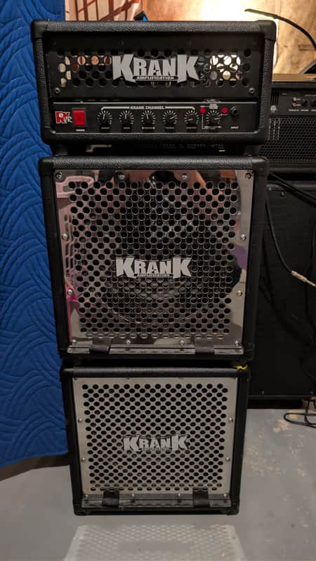 Krank Rev Jr. With two matching 1x12 cabs Mid 2000s - Black and silver imagen 1