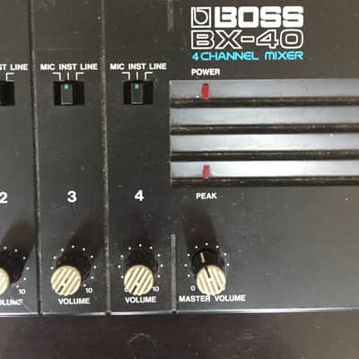 Boss BX-40 4-Channel Mixer 1980s - Black image 3