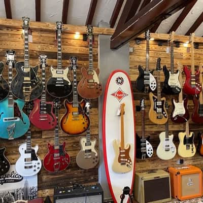 Johnson Semi-Hollow Guitar with P90s image 4