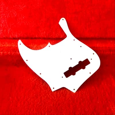 Fender Jazz bass pickguard c 1975 - White original vintage USA 1970’s image 2