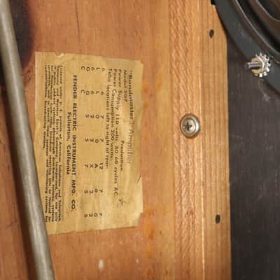 1960 Fender Brownface Bandmaster Combo image 8