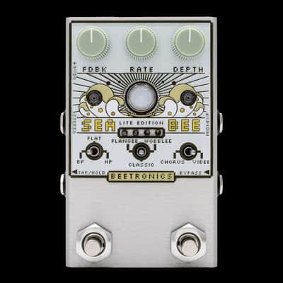 Beetronics FX Seabee Lite Chorus/Vibrato Modulation Pedal - Cream image 1