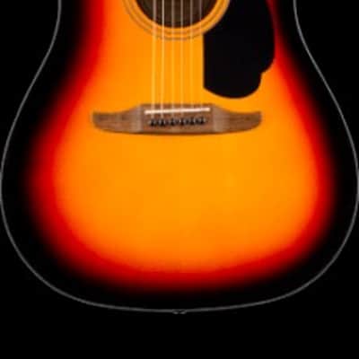 Fender  California Standard Redondo™ CE, Spruce Top, Black Pickguard, 3-Color Sunburst image 1