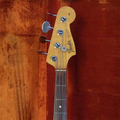 1966 Fender Jazz Bass Sunburst | Vintage Fender Bass image 6