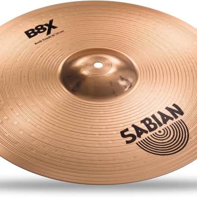 Sabian B8X Series 16 Inch Rock Crash Cymbal l B8 Bronze Alloy l 92% Copper - 8% Tin l Made in Canada l Model 41609X image 1
