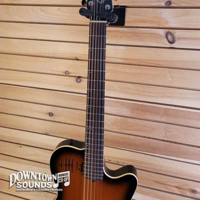 1999 Godin A12 12-String Acoustic/Electric Guitar with Godin Hard Case - Sunburst, 6lbs 6oz image 5