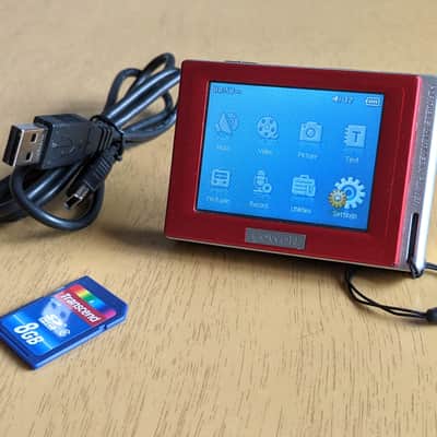 Cowon iAudio D2 4gb Red Digital Music Player image 1