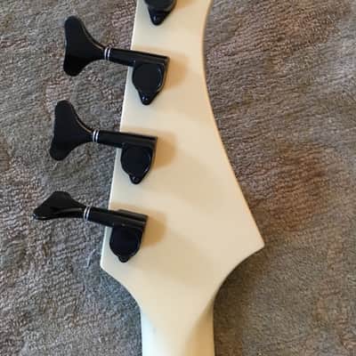B.C. Rich Custom USA Bass 1990's? White Super Rare image 4