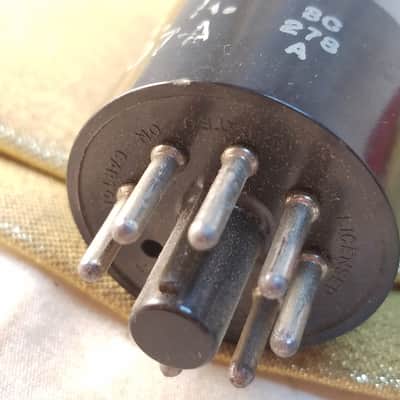 RCA Perfect 0% Tight Matched Pair (2) VT-107A tNOS AT1000 TESTED Vacuum Tubes greyglass military WWII black plate SC 189A Beam Power 6V6 1941-1945 image 12