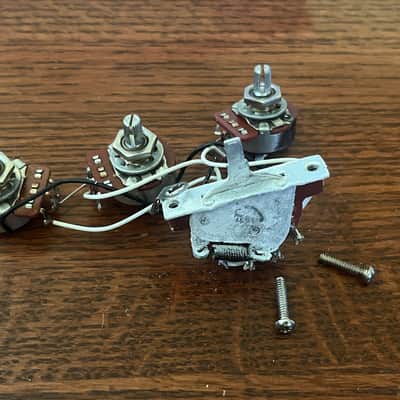 1979 set Fender Stratocaster guitar pots harness 5-way switch image 1