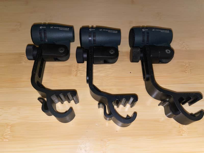 Sennheiser e604 Clip-On Drum Mics (3-Pack) 1998 - Present - Gray image 1