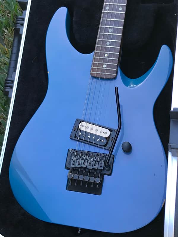 Kramer Baretta II 1980s American Series Flip Flop Blue image 1
