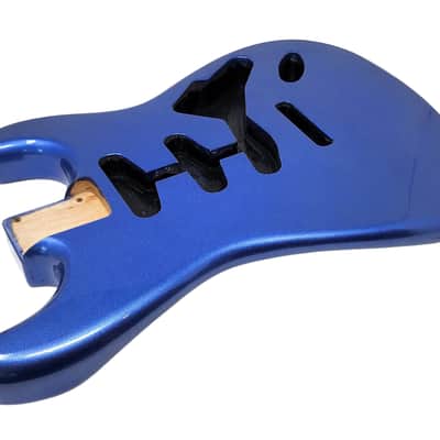 Brio S-Style Body High Gloss 2pc Alder Metallic Blue Body image 2