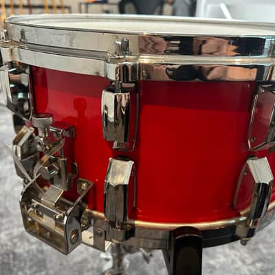 Pearl 14″×6.5″ Maplefiberglass Snare with Pearl Case image 2