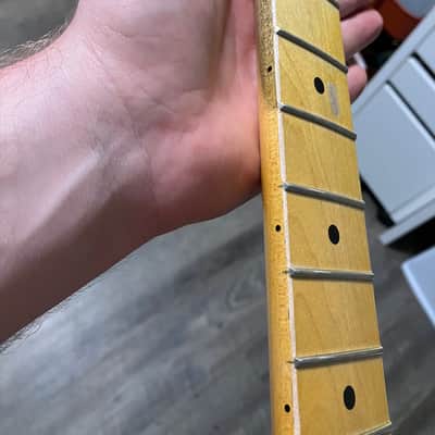 Warmoth Stratocaster replacement neck - Nitrocellulose Lacquer Relic Finish image 19