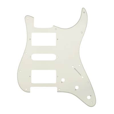 11-Hole HSH Strat Pickguard (Square Corner) - 4-Ply Blue Pearl image 20