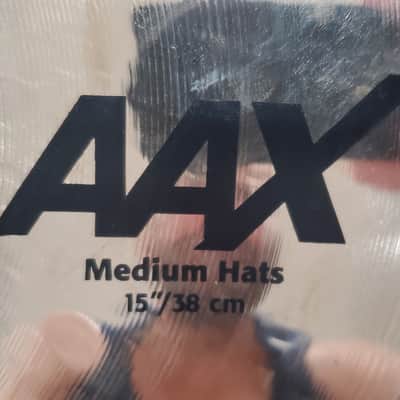 Sabian 15" AAX Medium Hi-Hat Cymbals (Pair) (Gorgeous!) image 4