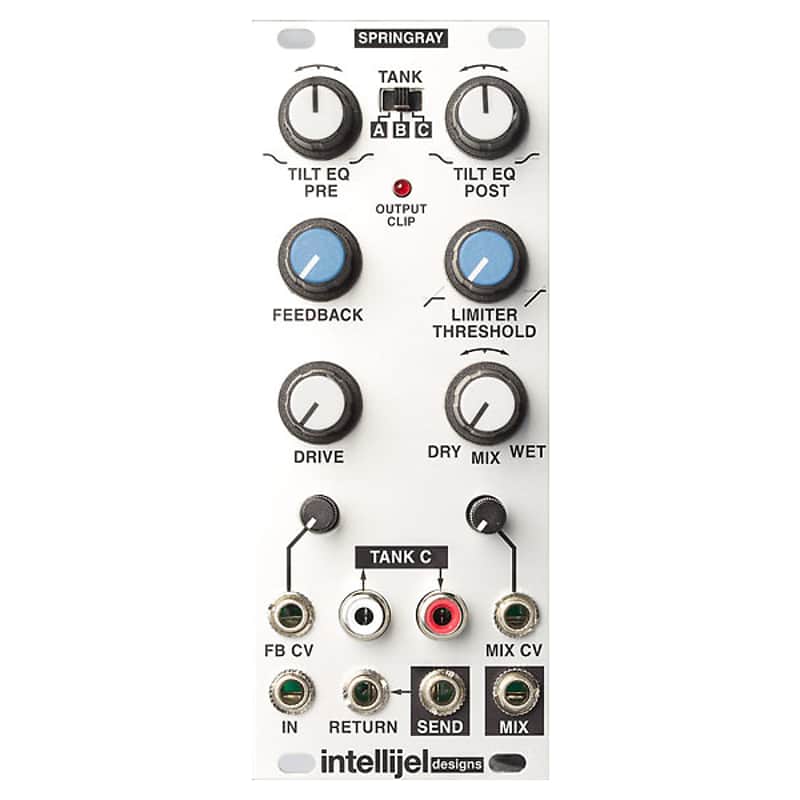 Intellijel Springray Spring Reverb Eurorack Synth Module image 1