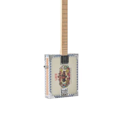 Electric Cigar Box Guitar Buffalo Bull 3 String - Left Hand image 3
